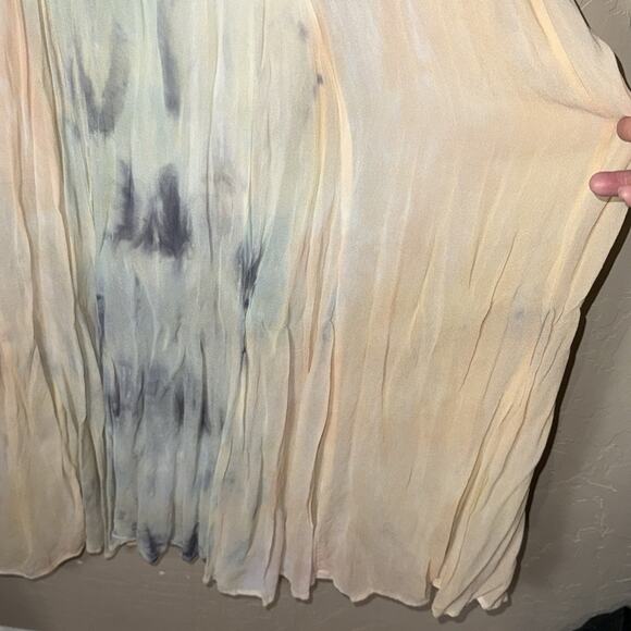 Young Fabulous & Broke Elie Trapeze in Buttercup Picnic Wash Maxi Dress - Picture 4 of 7